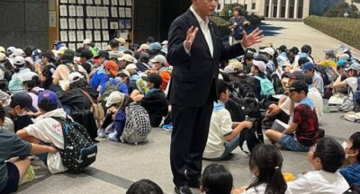 本日、久喜市立太田小学校の国会見学に同行しました