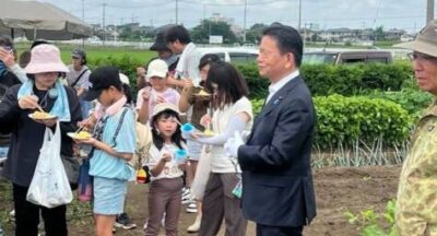 蓮田市、西新宿4、5丁目の自治会皆様による芋掘り大会