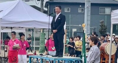 地元、久喜市砂原小学校運動会、幸手スポーツ協会各支部主催の地区民祭。